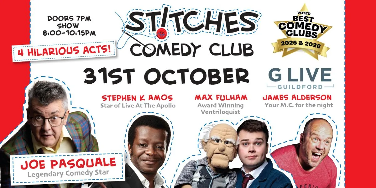 Stitches Comedy Club - Stephen K Amos, Max Fulham And Joe Pasquale